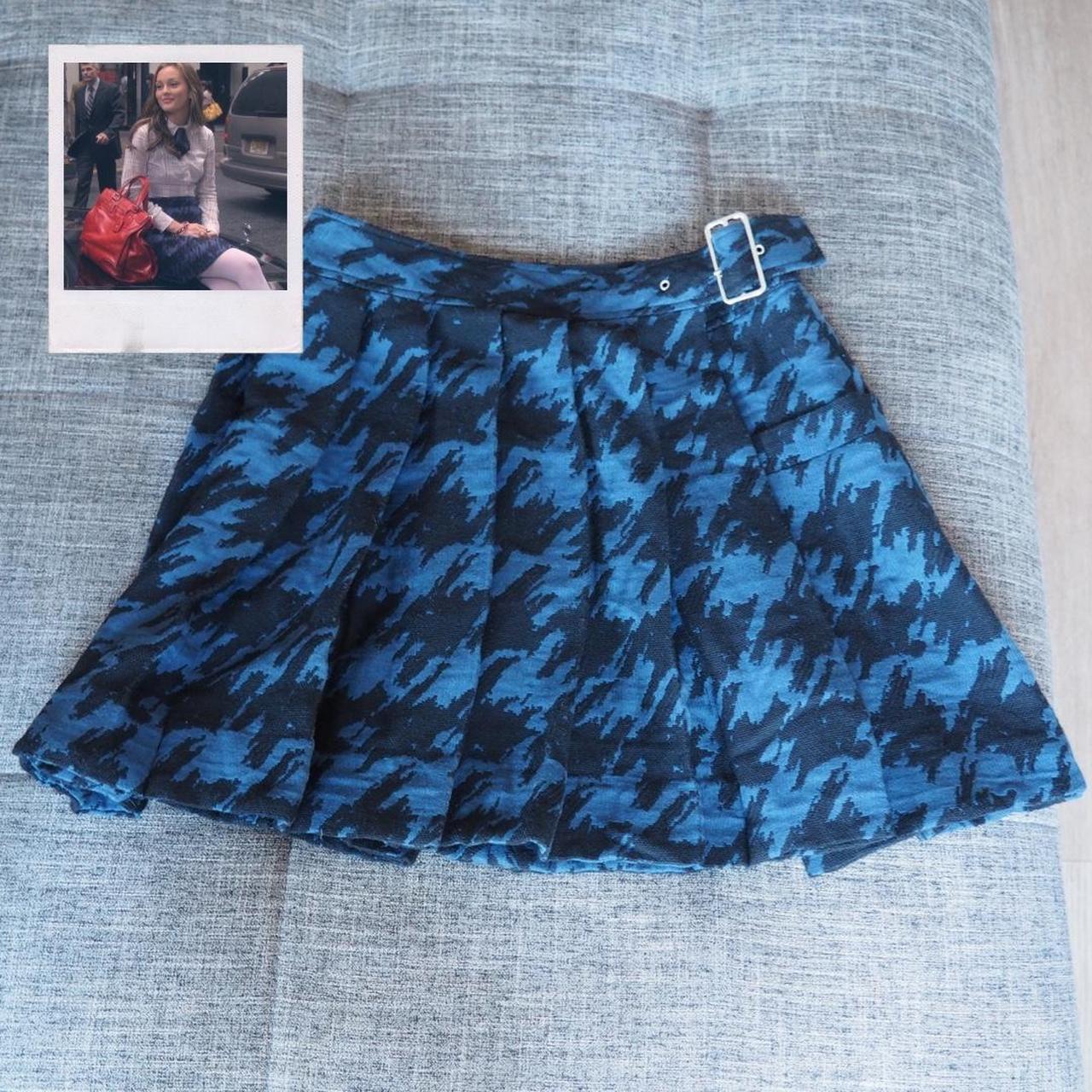Marc by Marc Jacobs Houndstooth Scribble Skirt as | Depop