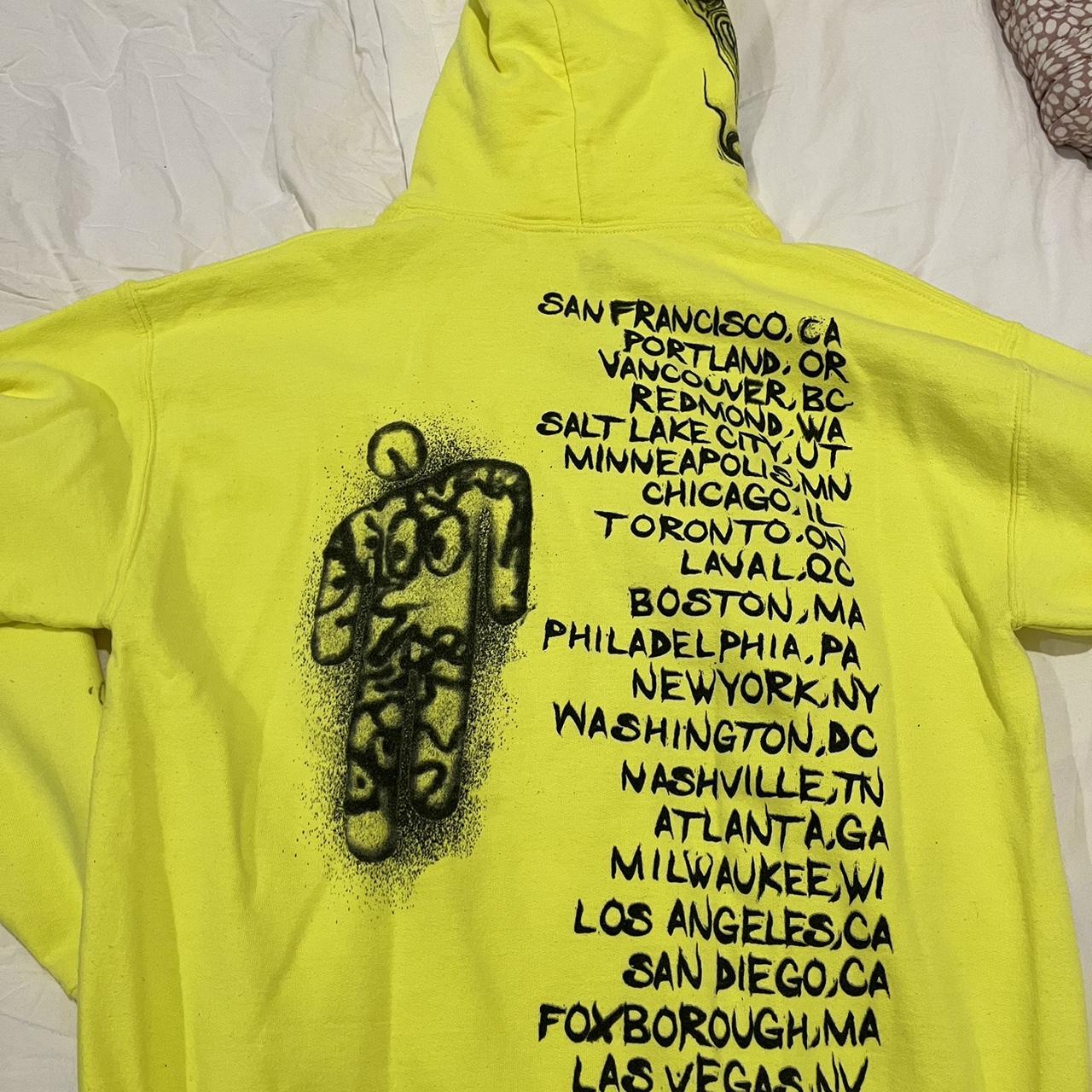 Yellow billie cheap eilish hoodie