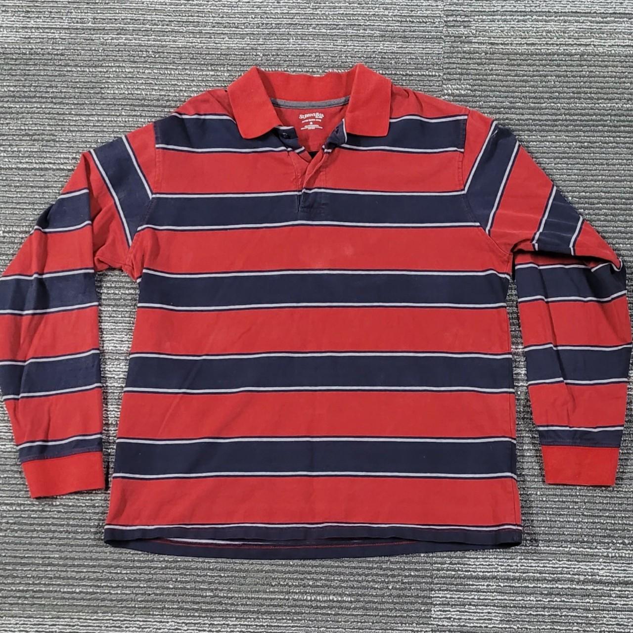 Chris Chan Long Sleeve Polo Red Blue Shirt Sonichu... - Depop