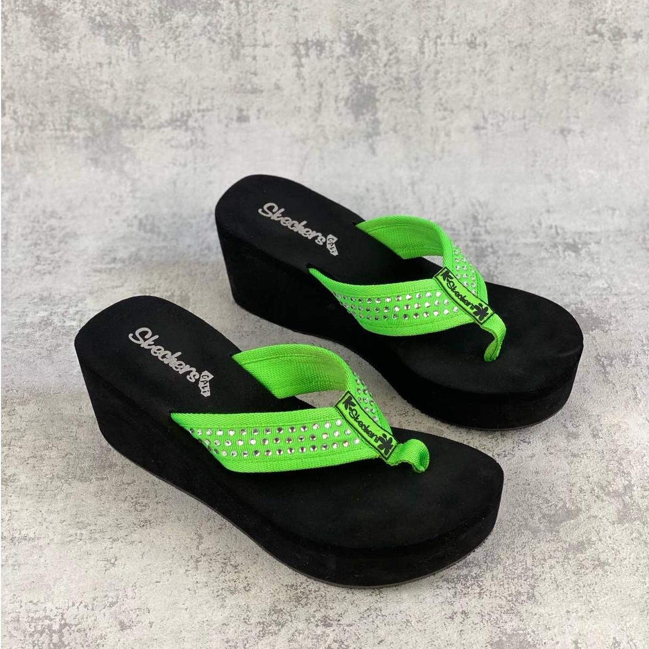 Skechers sandals deals womens green