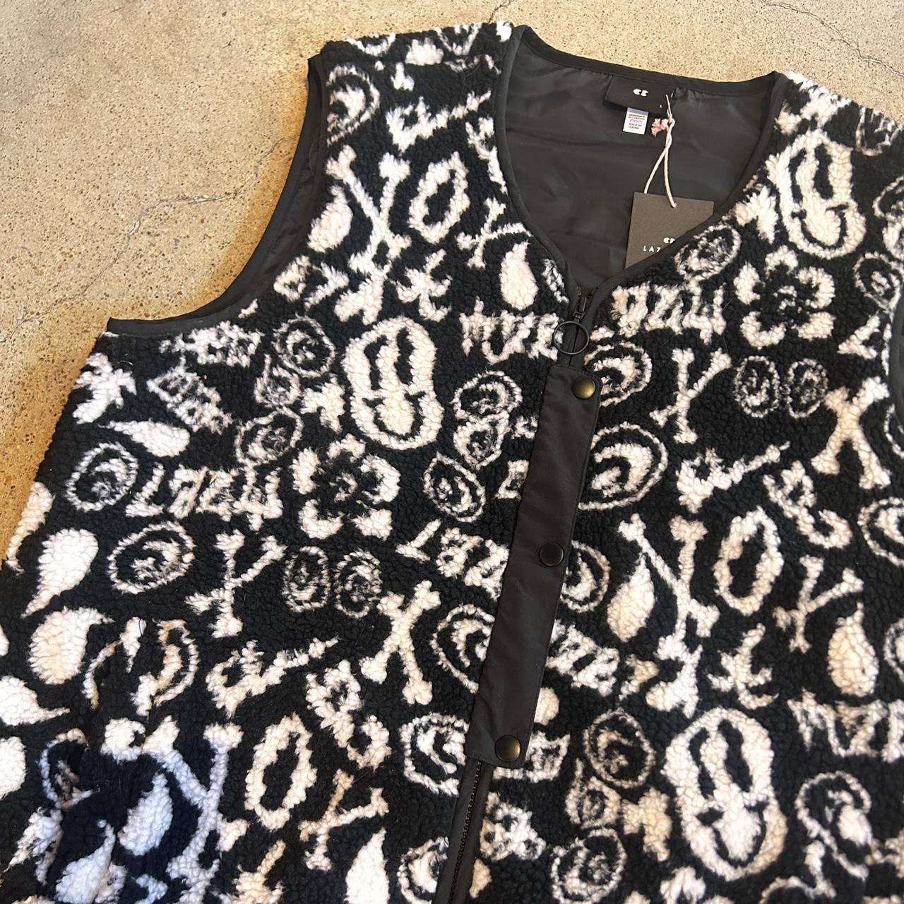 Lazy Oaf Women's Vest - Black/Multi - L – Lazy oa… - image 2