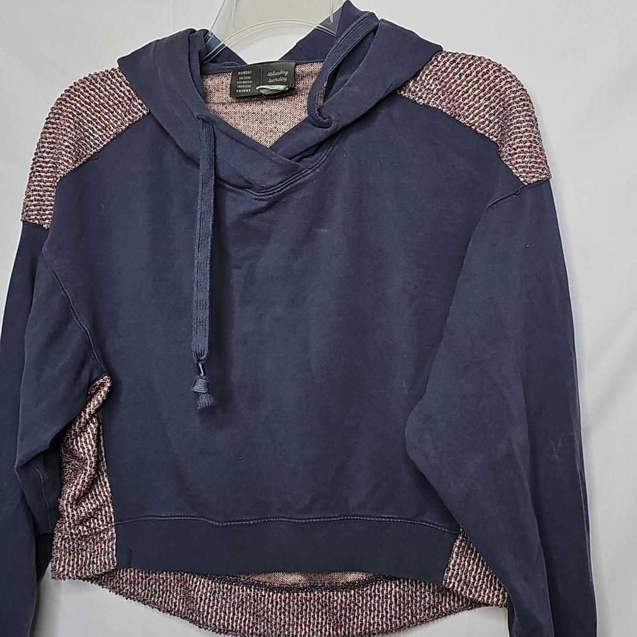 Anthropologie Women's Sweatshirt - Red/Blue - XS – size XLS good used condition normal signs …