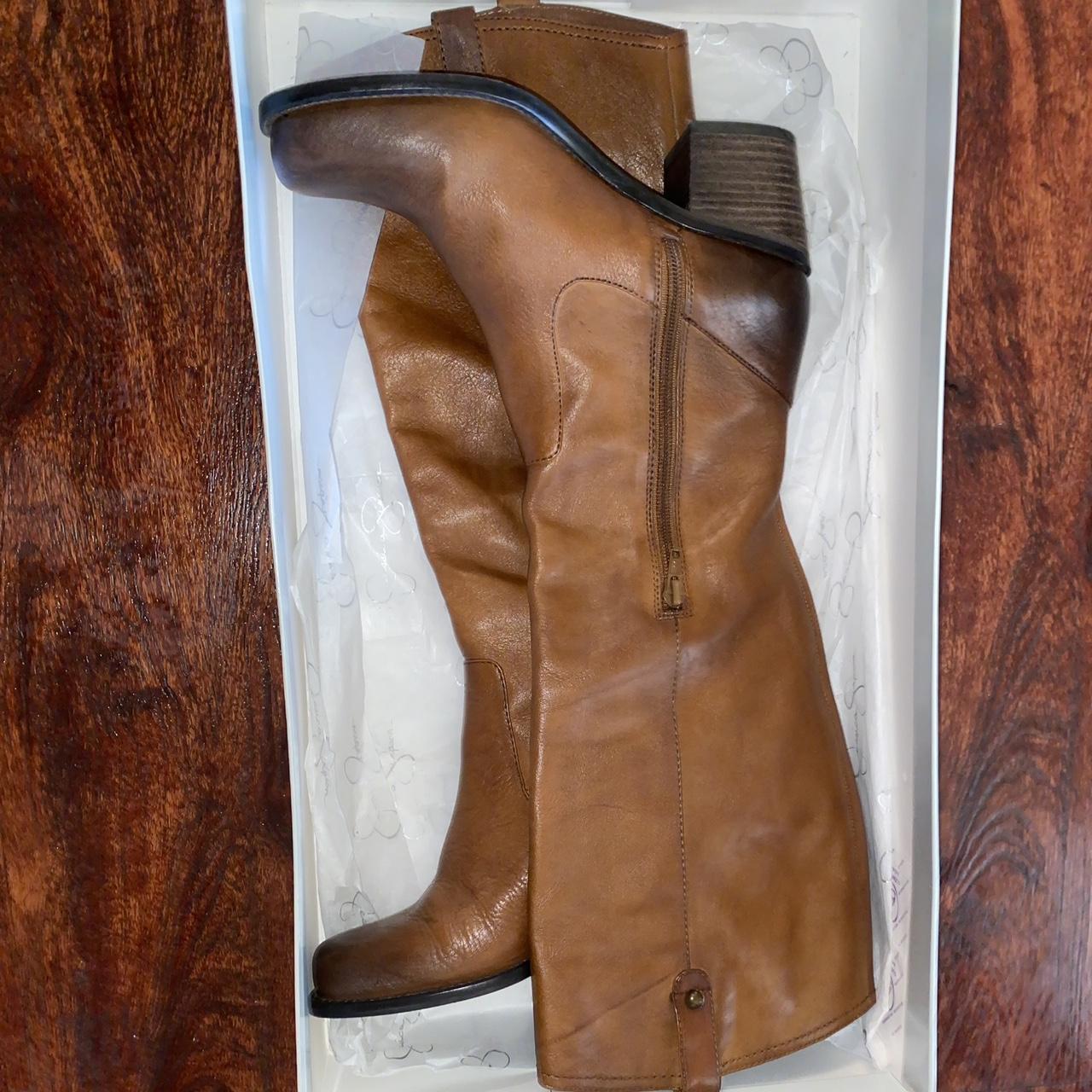 Jessica Simpson Women's Brown Boots | Depop