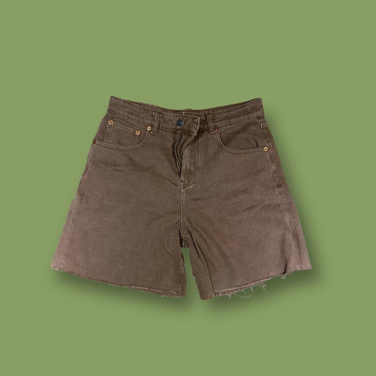 Motel Women's Brown Shorts Depop