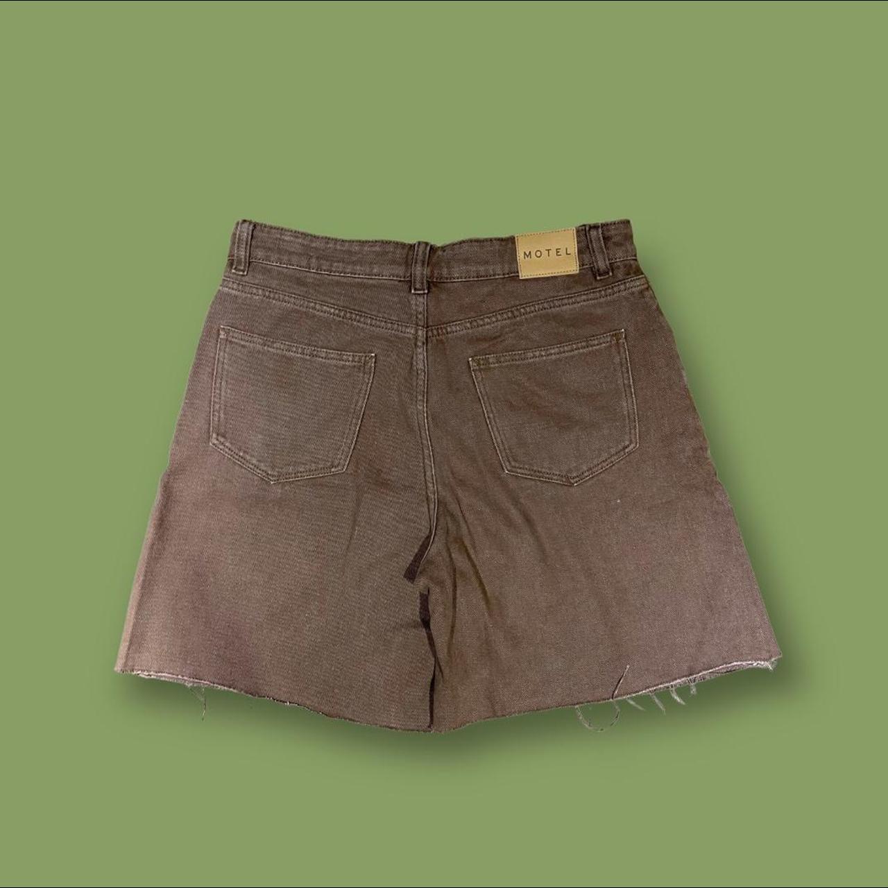 Motel Women's Brown Shorts Depop