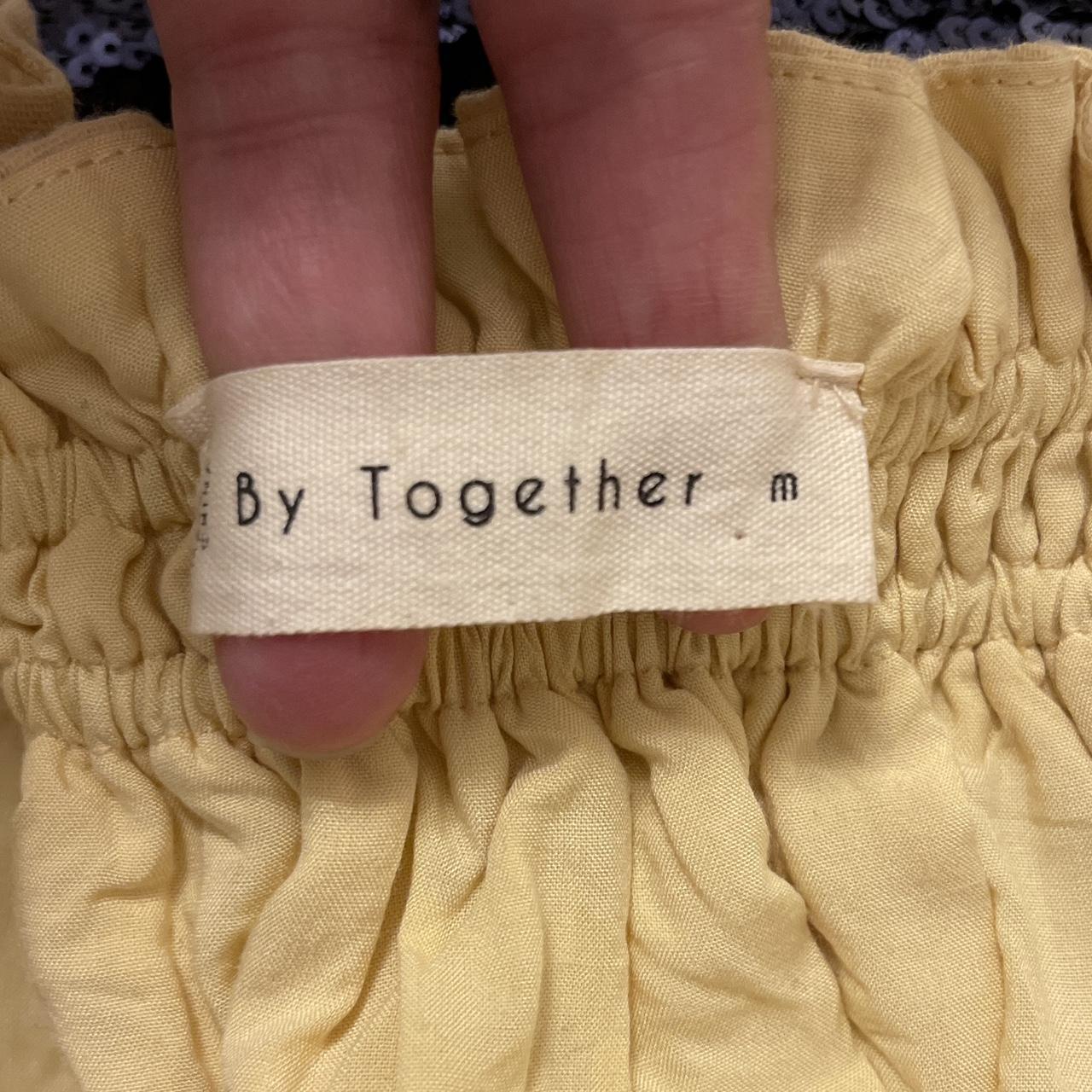 Together Women's Crop top - Cream/Yellow - M – By… - image 5