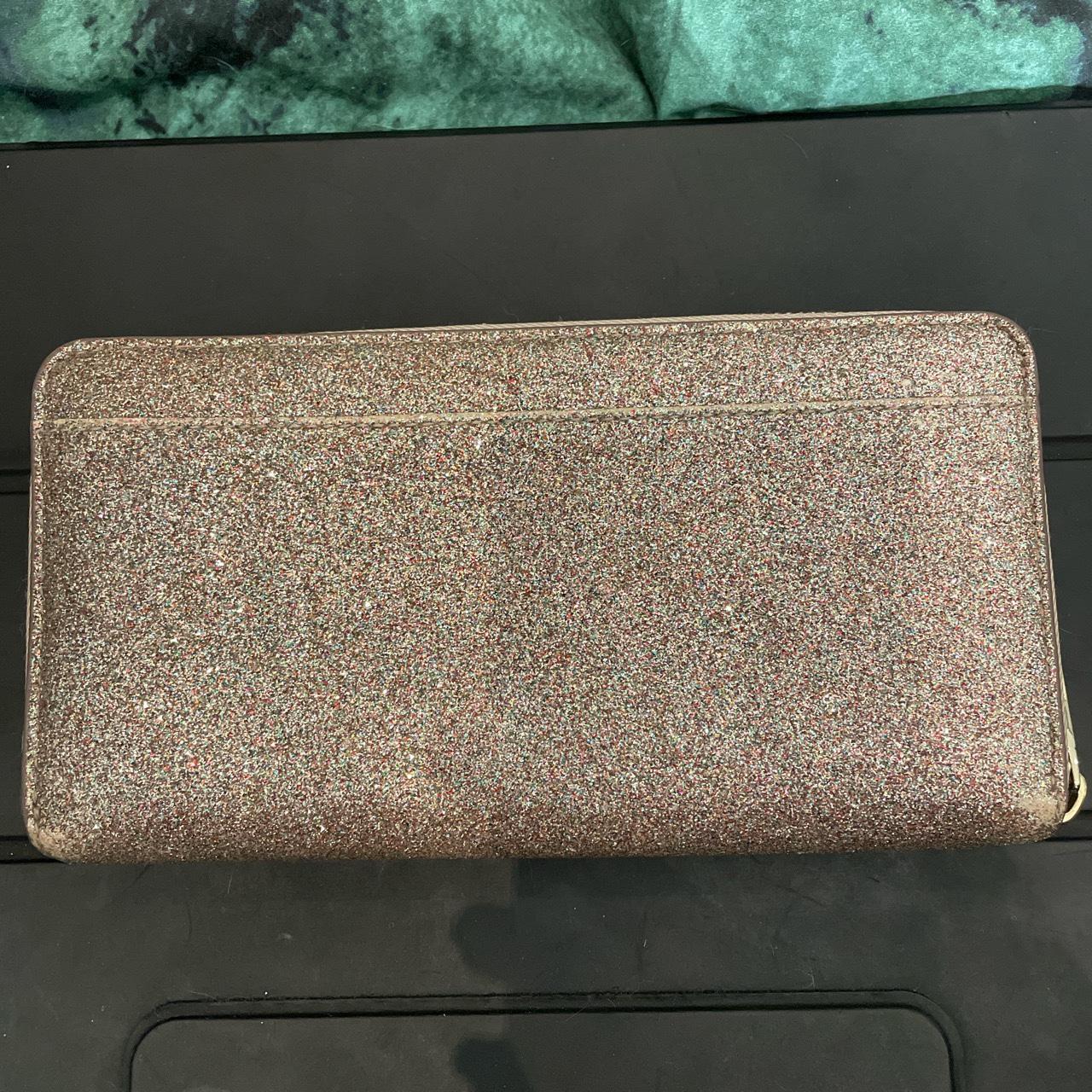 Imported Kate spade rose gold glitter purse/wallet... Depop