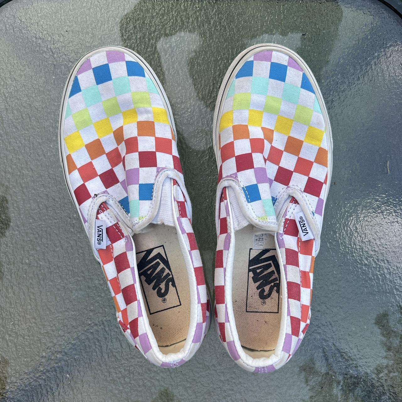 Rainbow vans size 5 best sale