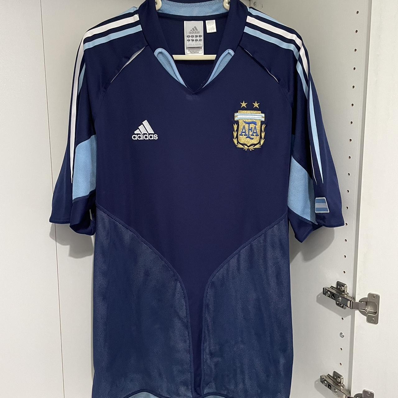 Argentina XL Adidas Away Football Shirt Used, in... - Depop