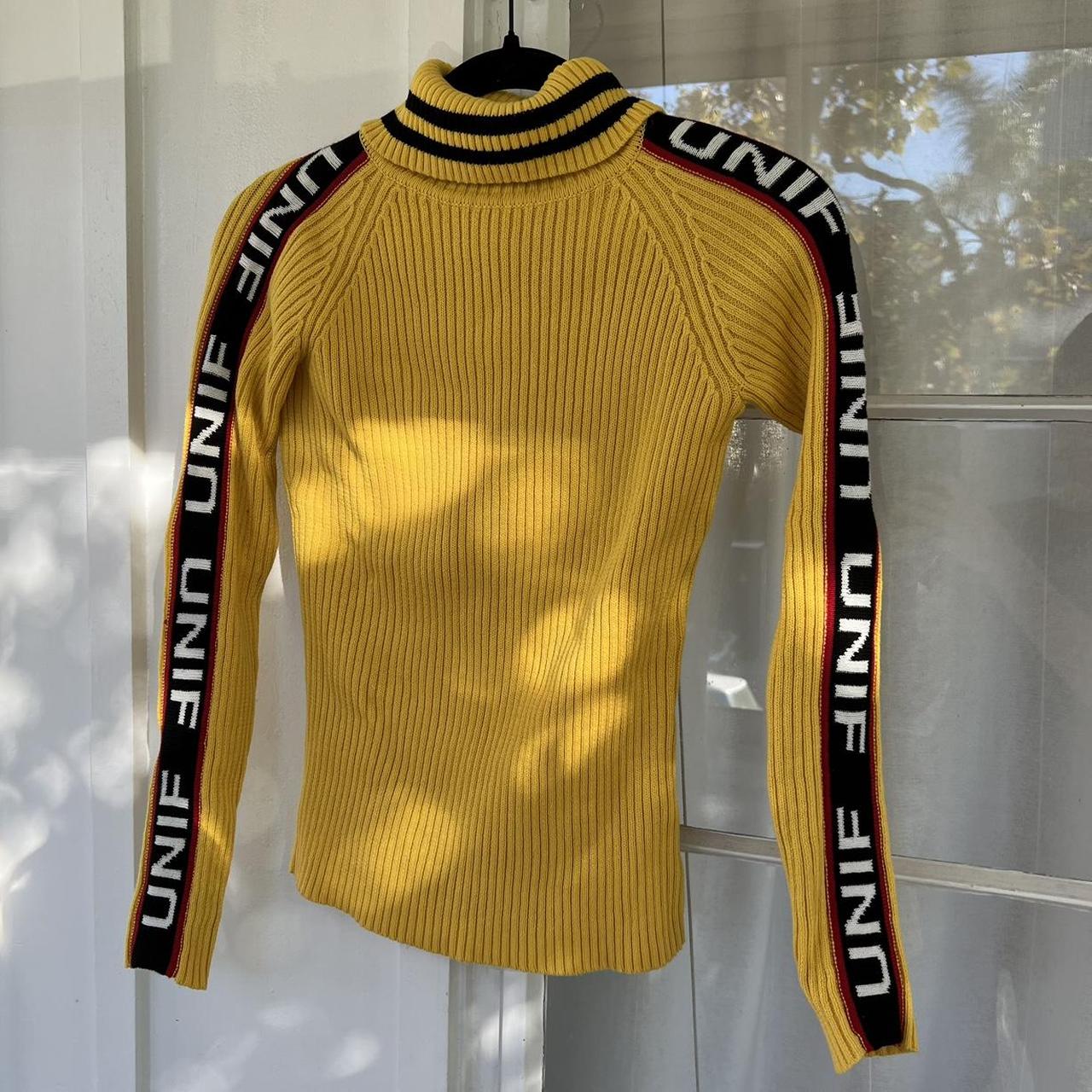 Unif badsport sale mock neck yellow