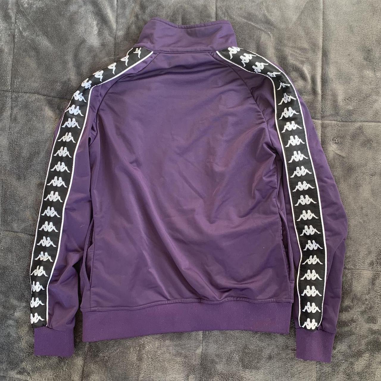 Thick purple Kappa track jacket, fits like a women's...