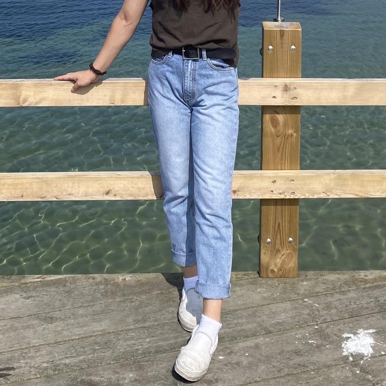 brandy melville/john galt jane light wash jeans! i... Depop