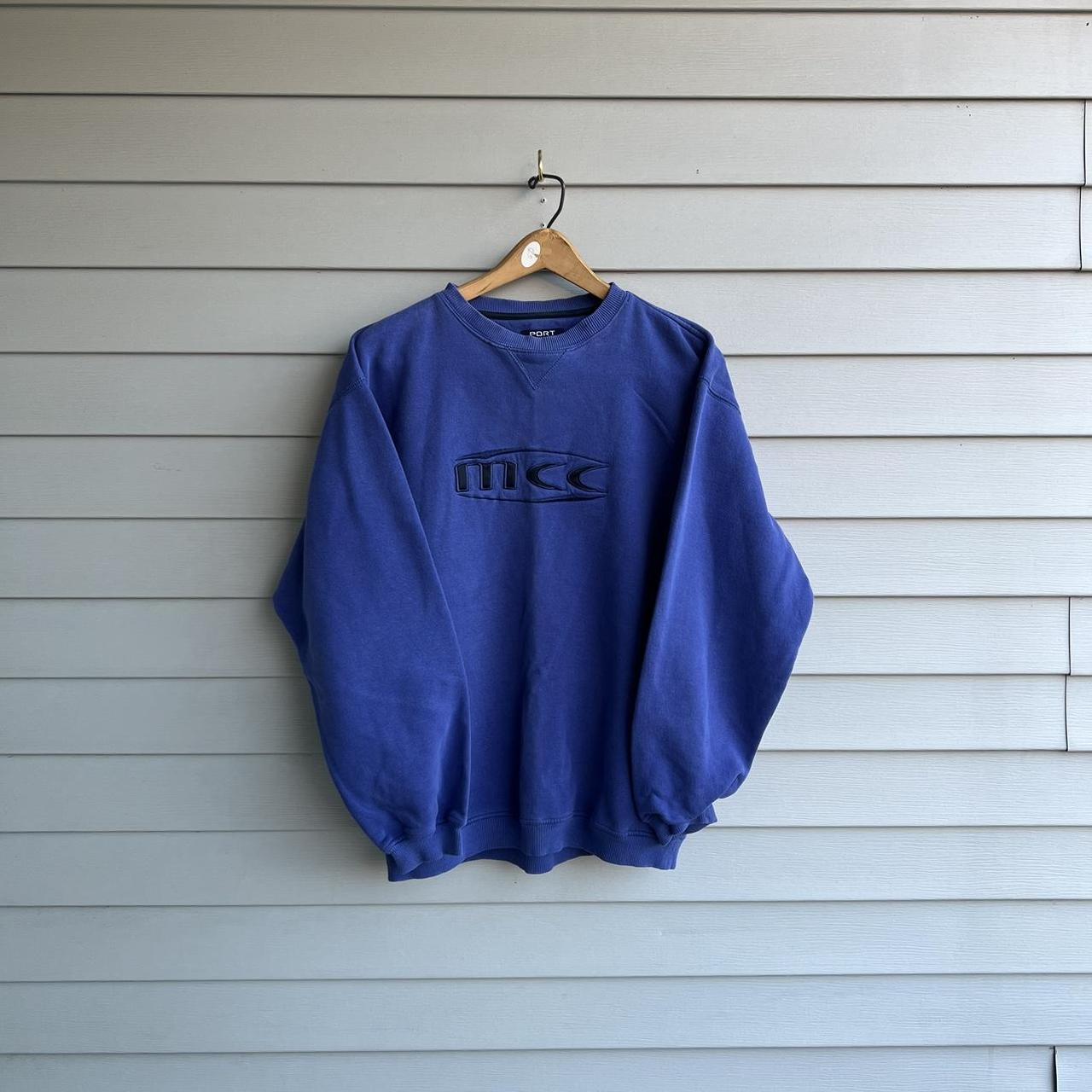 Port Authority Men's Purple Sweatshirt | Depop