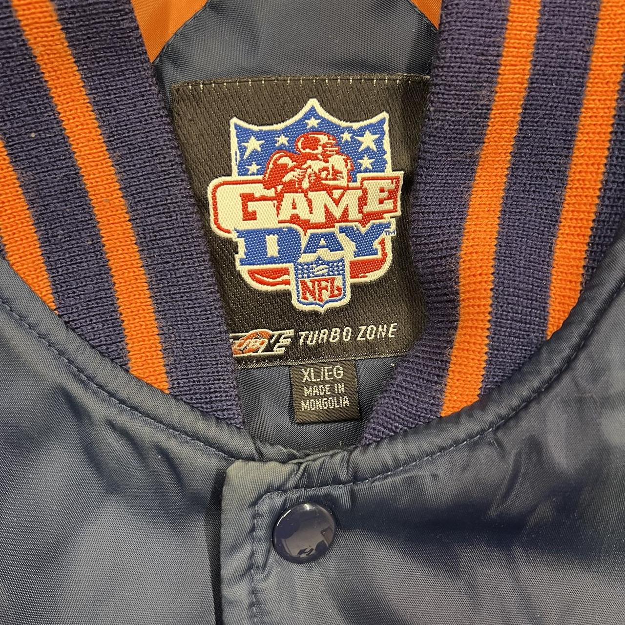 NFL Denver Broncos Leather Jacket Distressed and - Depop