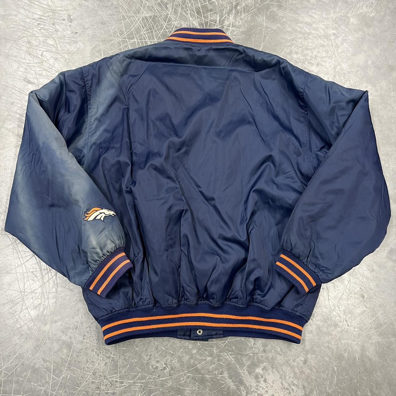 VINTAGE MIGHTY-MAC NFL DENVER BRONCOS PUFFER JACKET - Depop