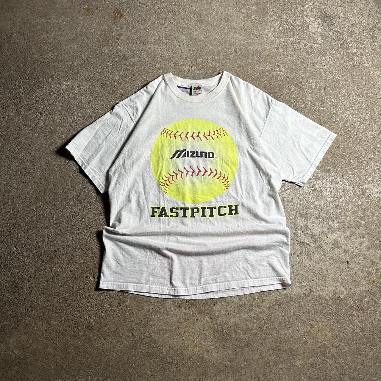 y2k mizuno softball shirt 9 10. Depop