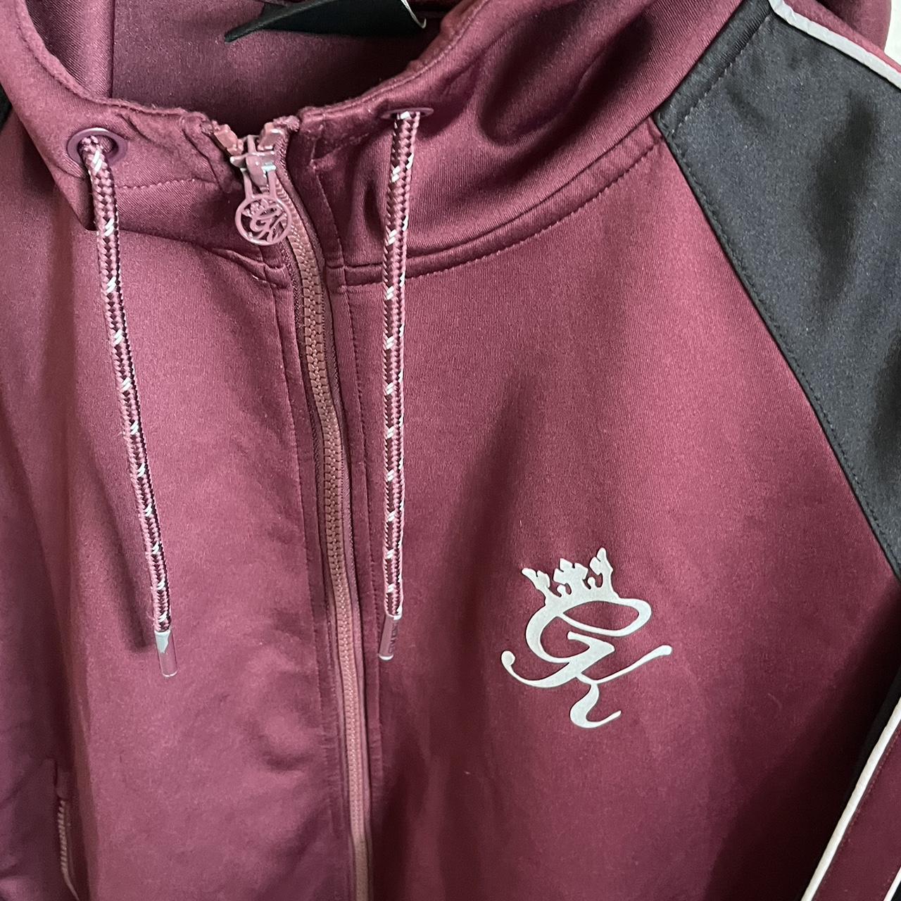 Gym king burgundy hoodie hotsell