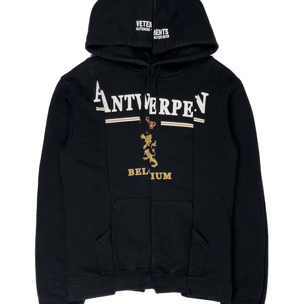 Vetements 2025 split hoodie