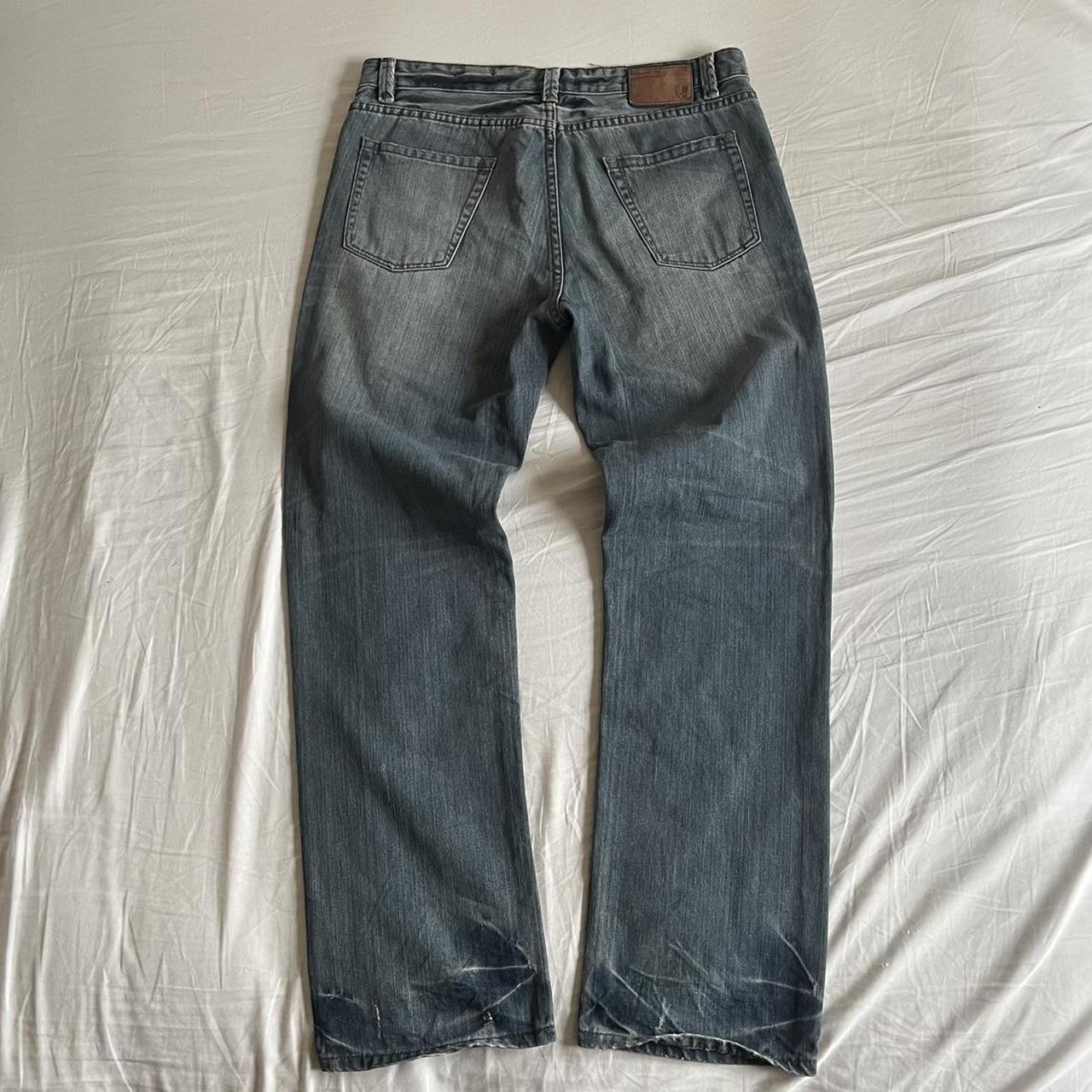 2000s black brown y2k jeans Size 32 x 32 lmk lmk... - Depop