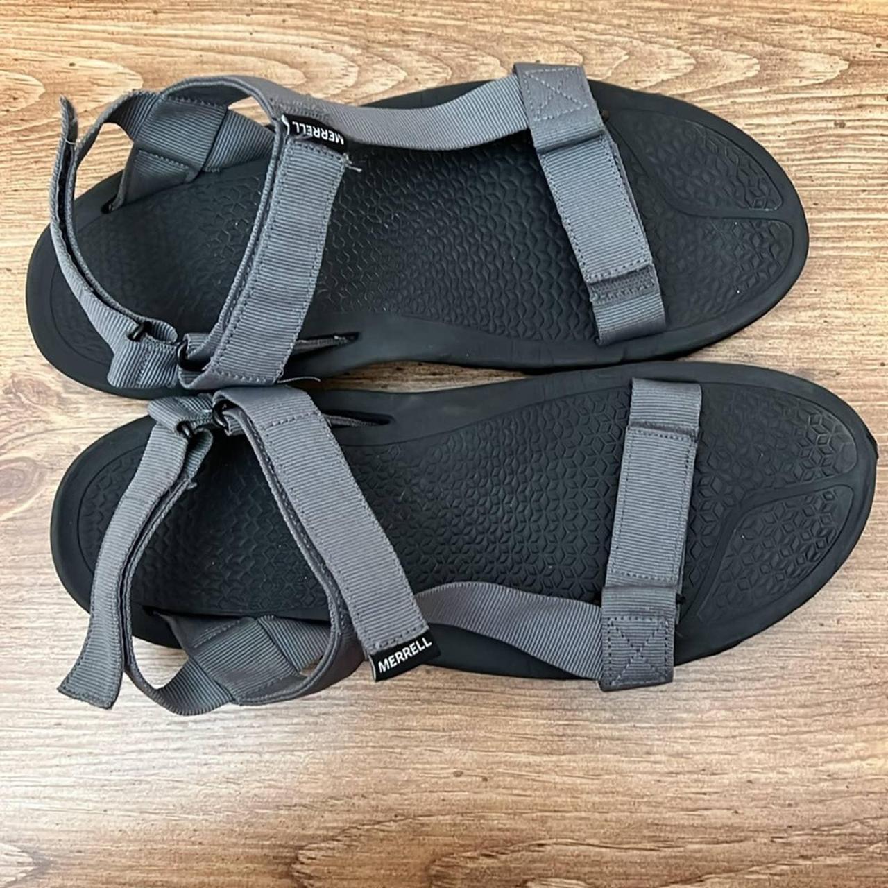 Merrell Breakwater Strap Sport Sandal In charcoal Depop