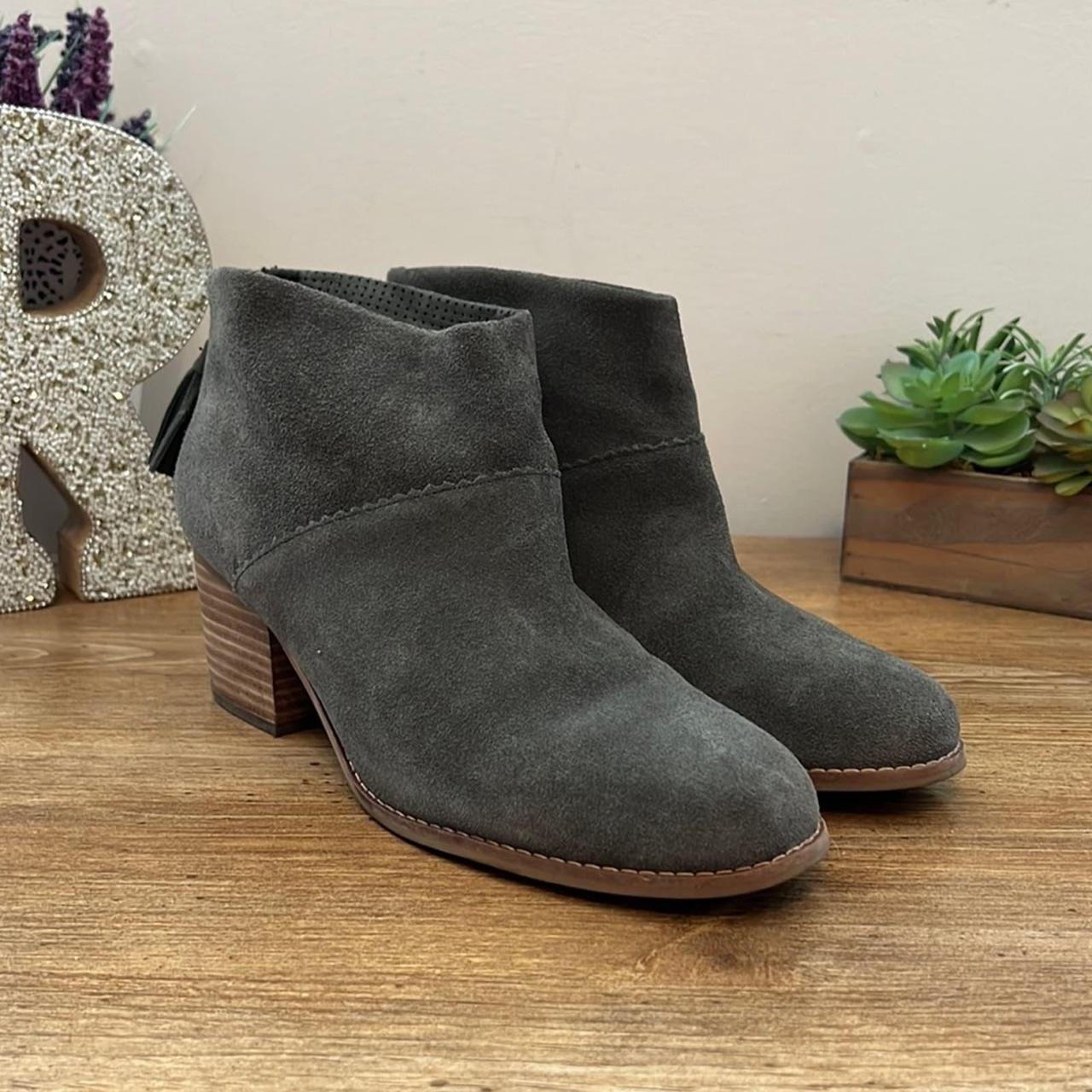 Toms Leila Booties Zippered Depop