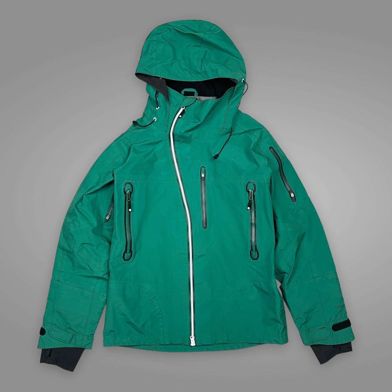 Stussy x AFDICEGEAR Green Asymmetrical Goretex... Depop