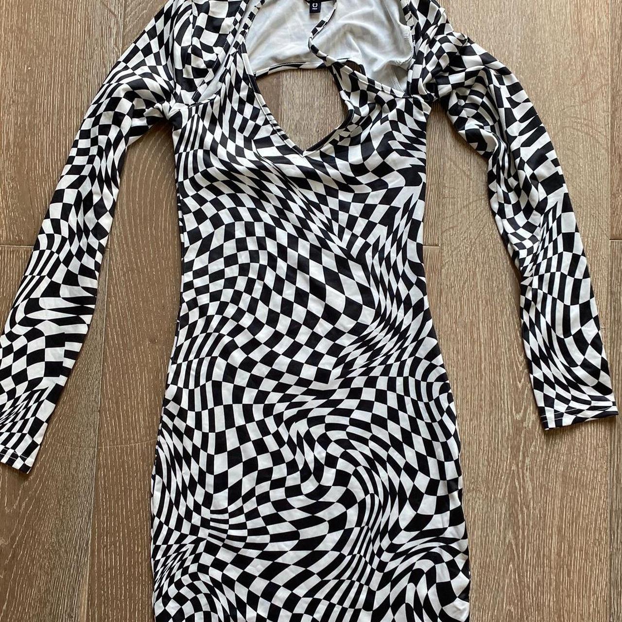 Black and white checkered dress H M such a cute