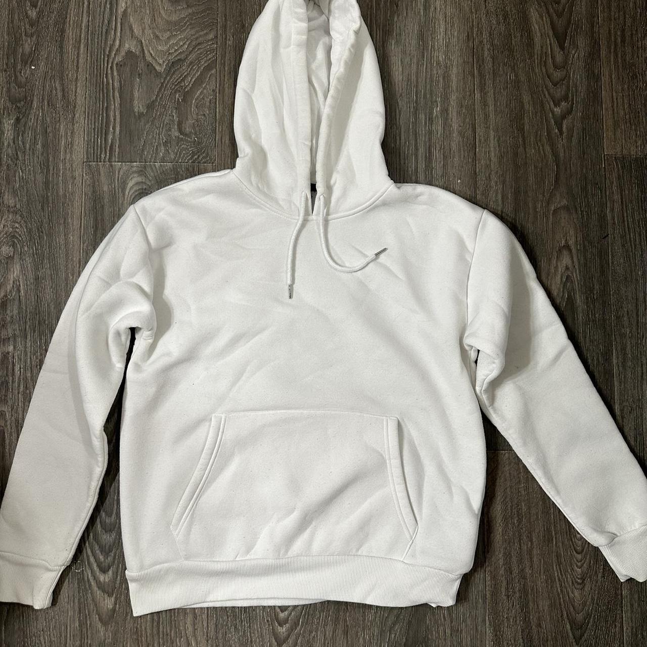 Forever 21 white hoodie hotsell