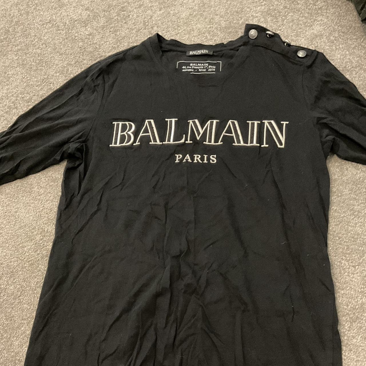 balmain shirt long sleeve