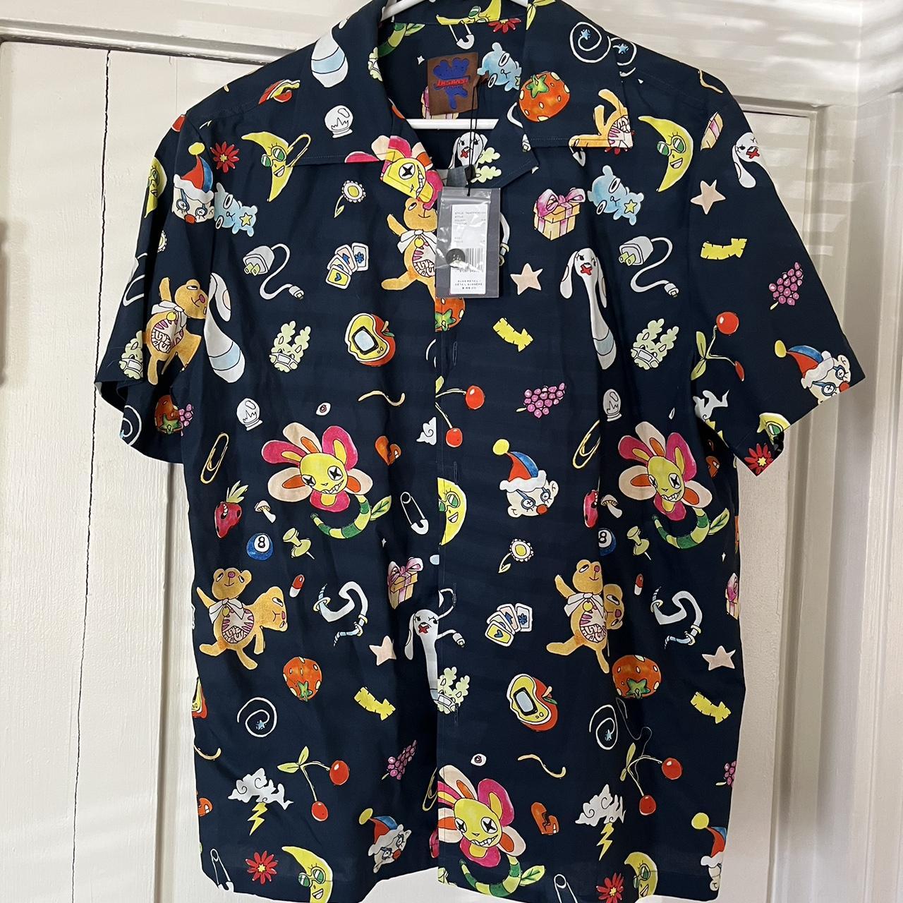 Marc Jacobs Heaven Stickers Button Down New with | Depop Marc Jacobs Heaven Stickers Button Down New with | Depop
