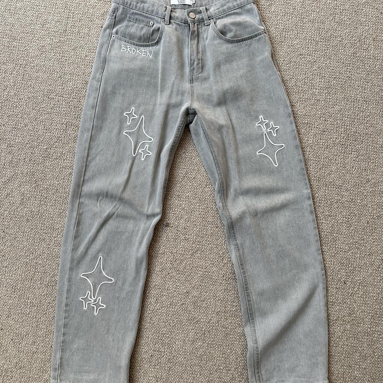 Broken Planet Multi Star Denims Used - Excellent... - Depop