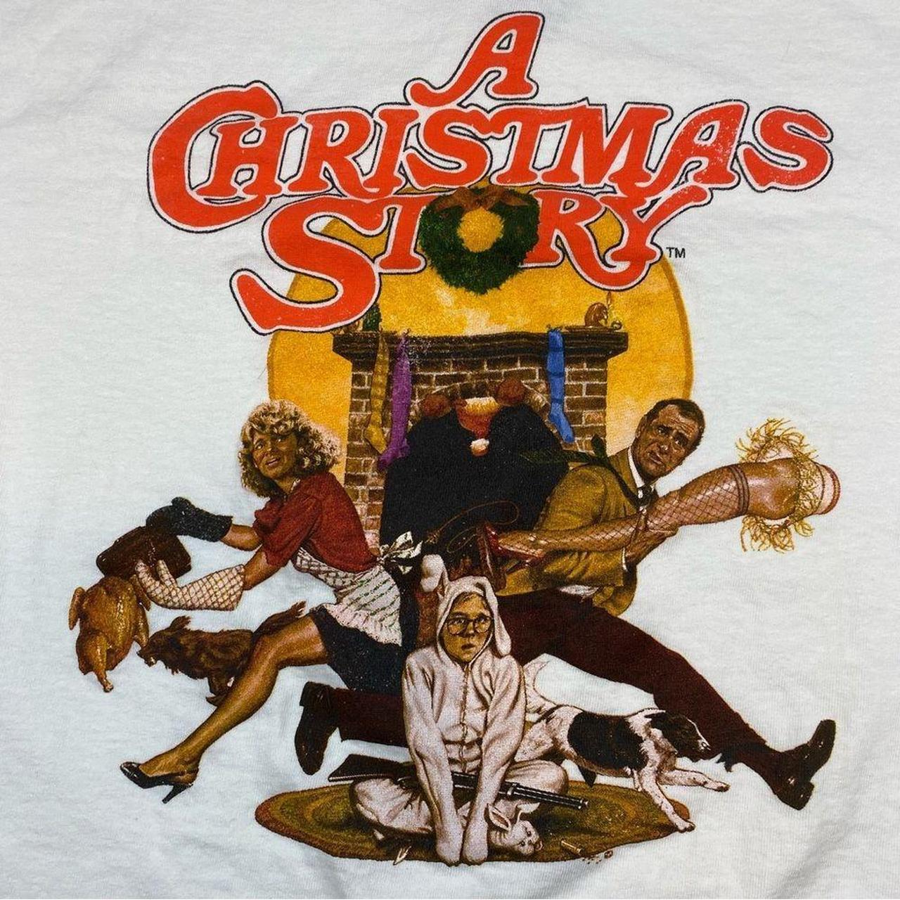 A Christmas Story t shirt in size large. The shirt... Depop