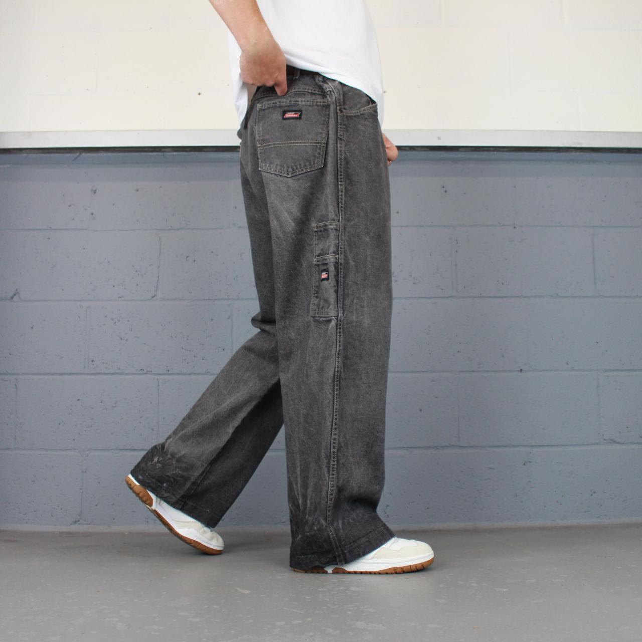Dickies carpenter jeans Loose baggy carpenters Faded... Depop