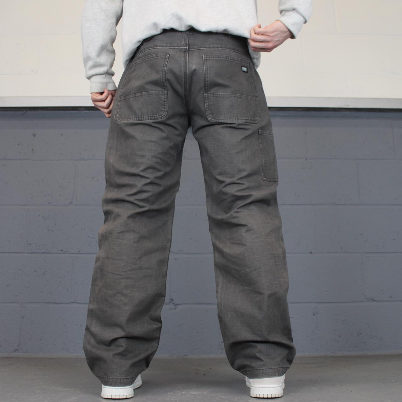 Carpenter jeans Key loose multi pocket pants... - Depop