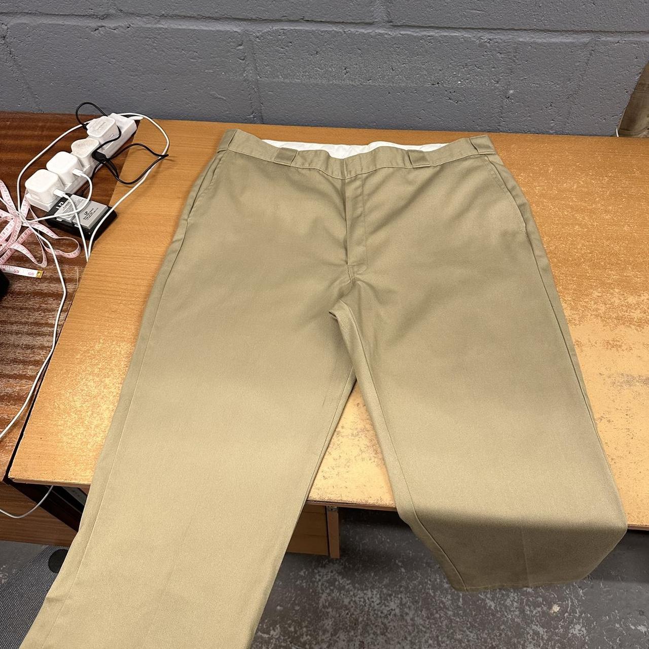 Dickies pants Loose rap skate pants Tan/beige | Depop