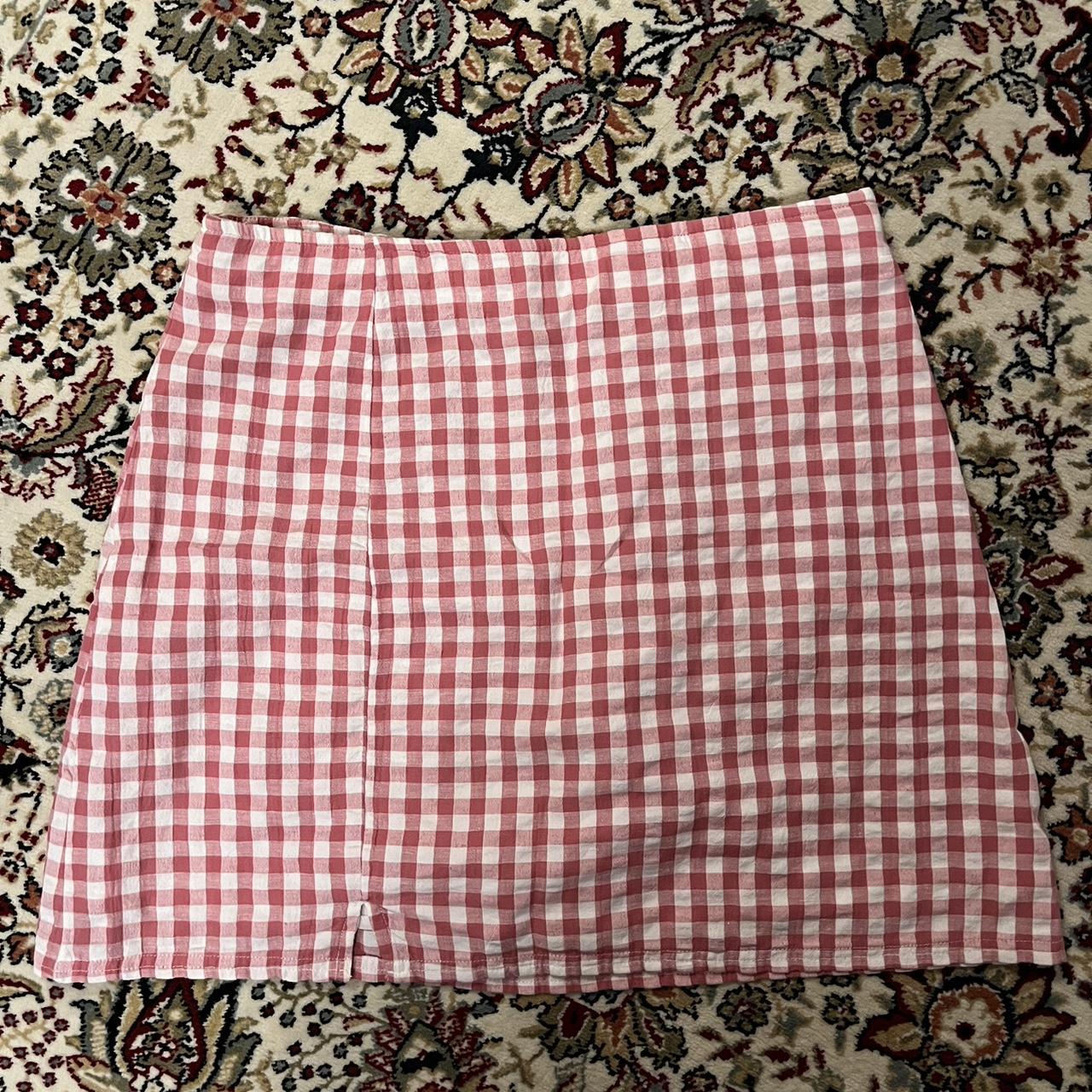 American eagle picnic skirt, #skirt #gingham