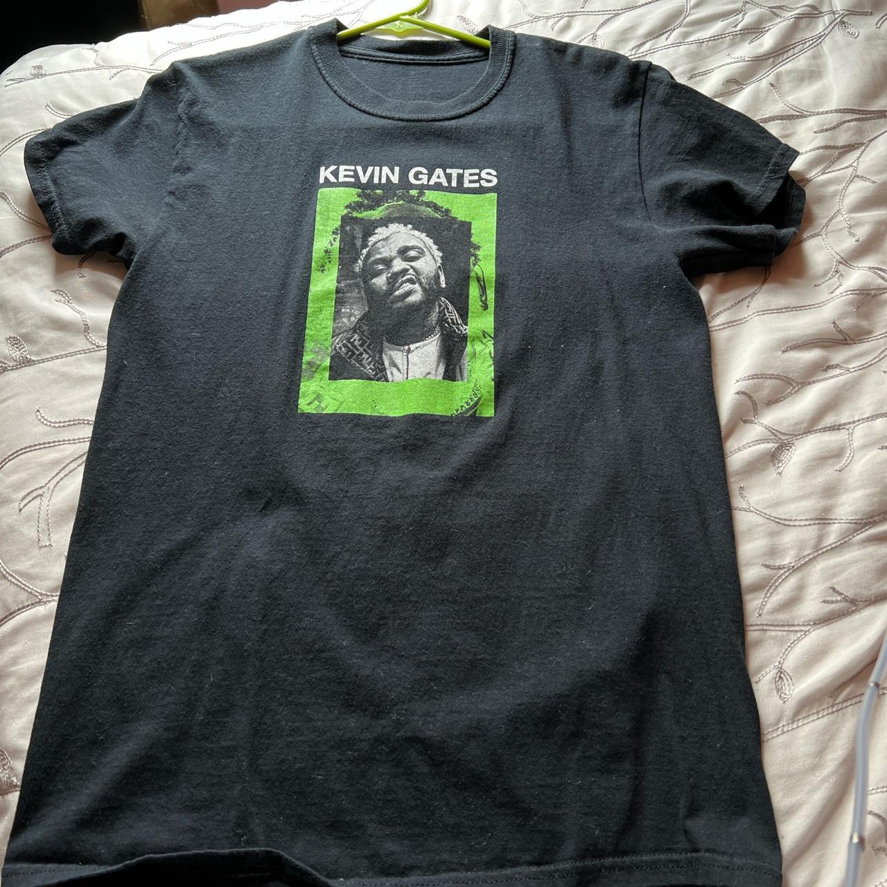 Kevin Gates Rapper Graphic Tee Shirt No Rips Stains Depop   P0 