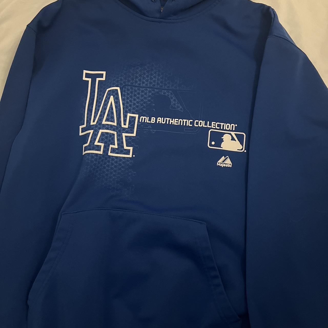 Men's XL Dodgers baseball hoodie super soft material - Depop