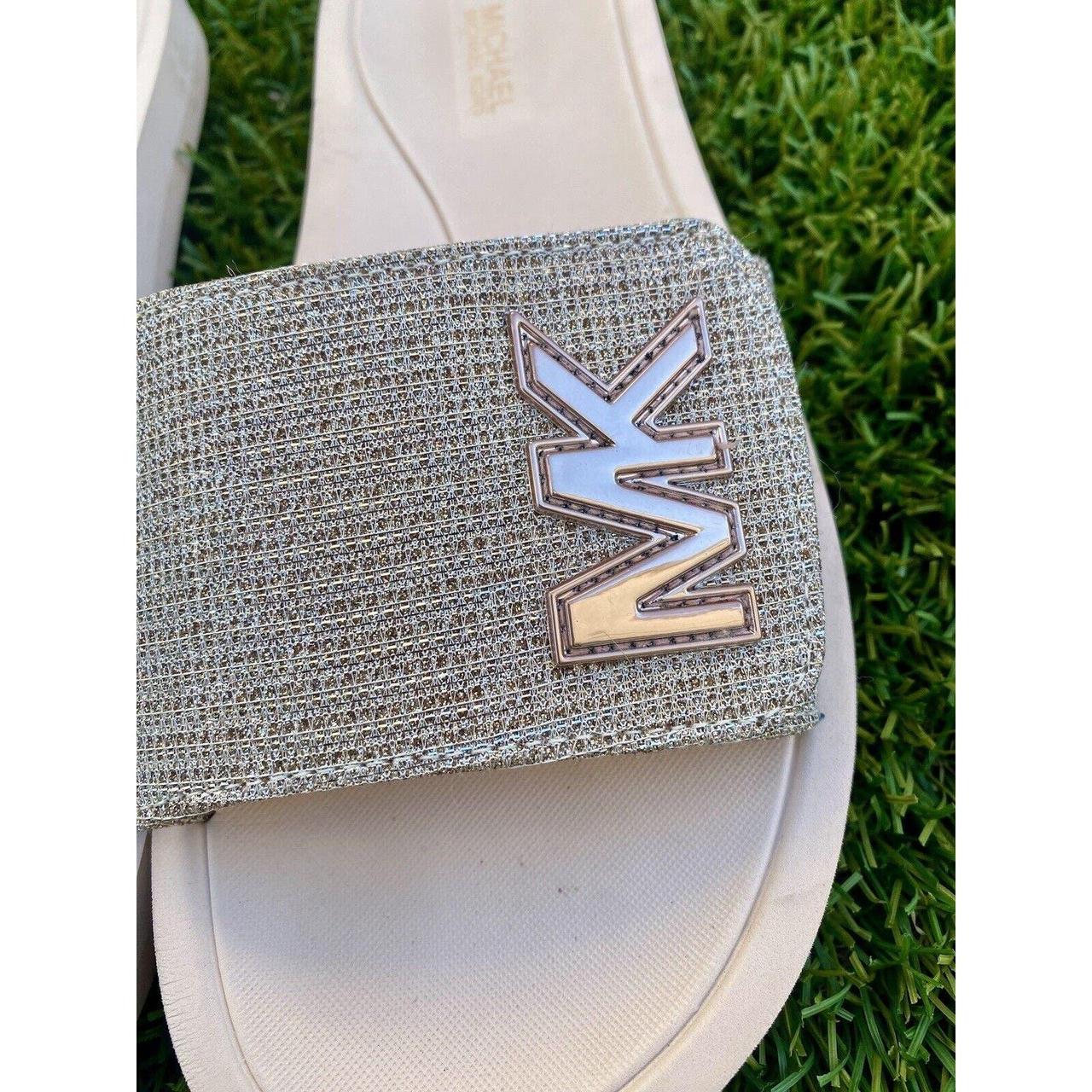 Michael kors gold on sale sliders