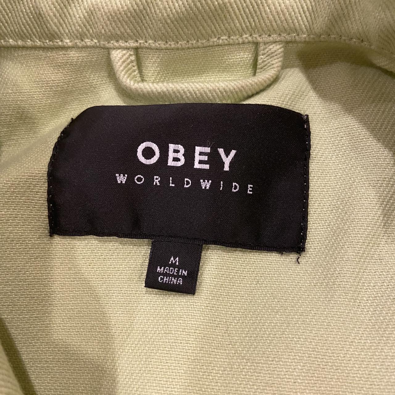 Obey Women's Green Jacket (2)