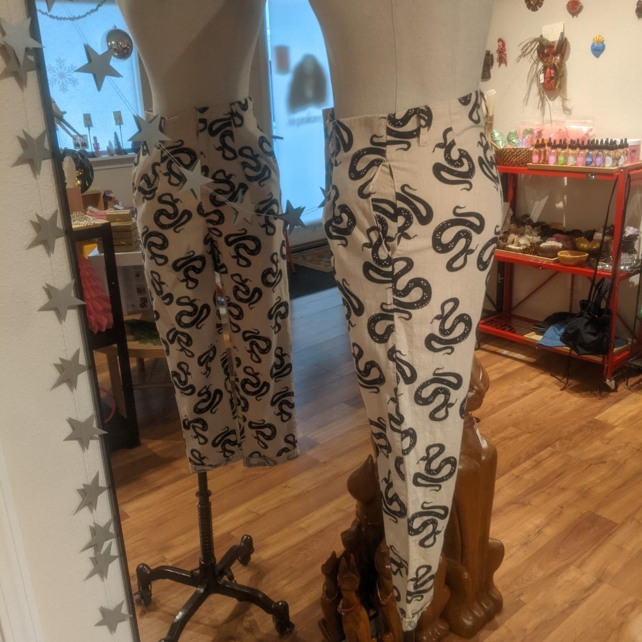 Women's Pants - Gold - S – Python pants from Shek… - image 4