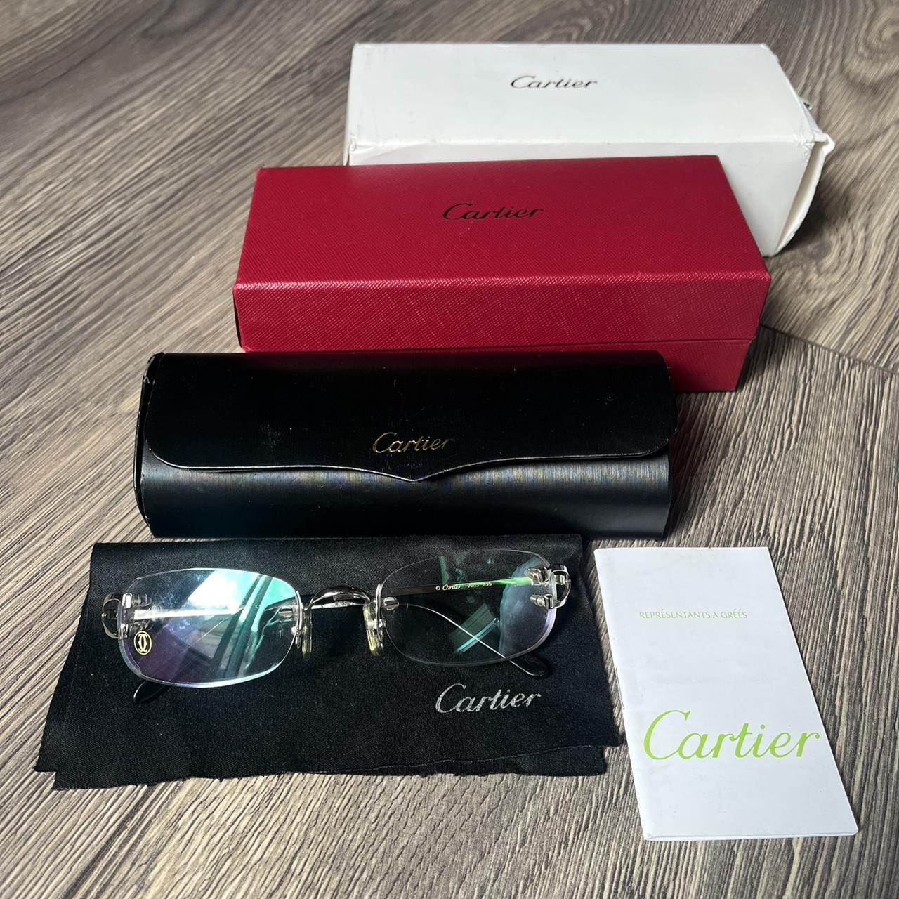 Authentic Cartier C Decor Platinum Opticals great... - Depop