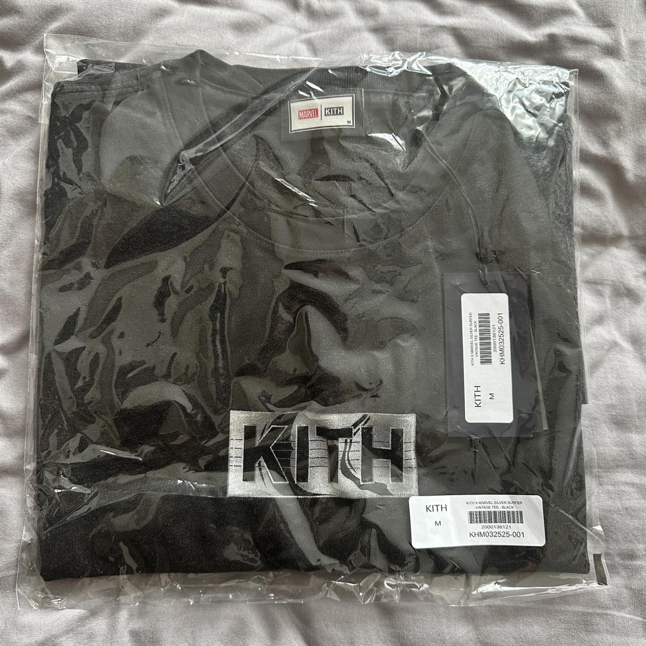 Kith Marvel silver surfer box logo tee Size M Brand... - Depop