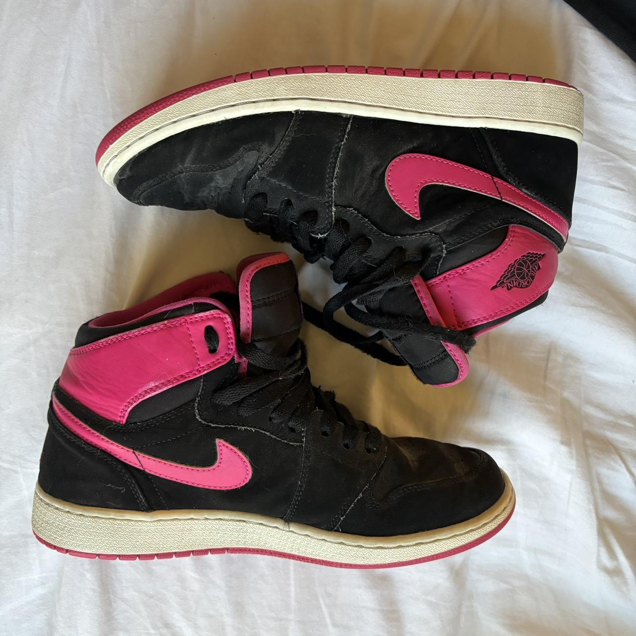 2019 air jordan 1 retro high og white pink black for girls