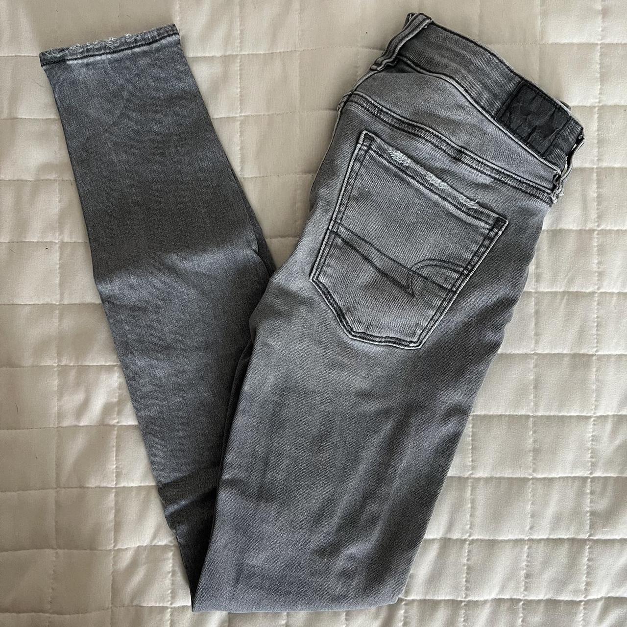 ripped denim jeans from American Eagle -high - Depop