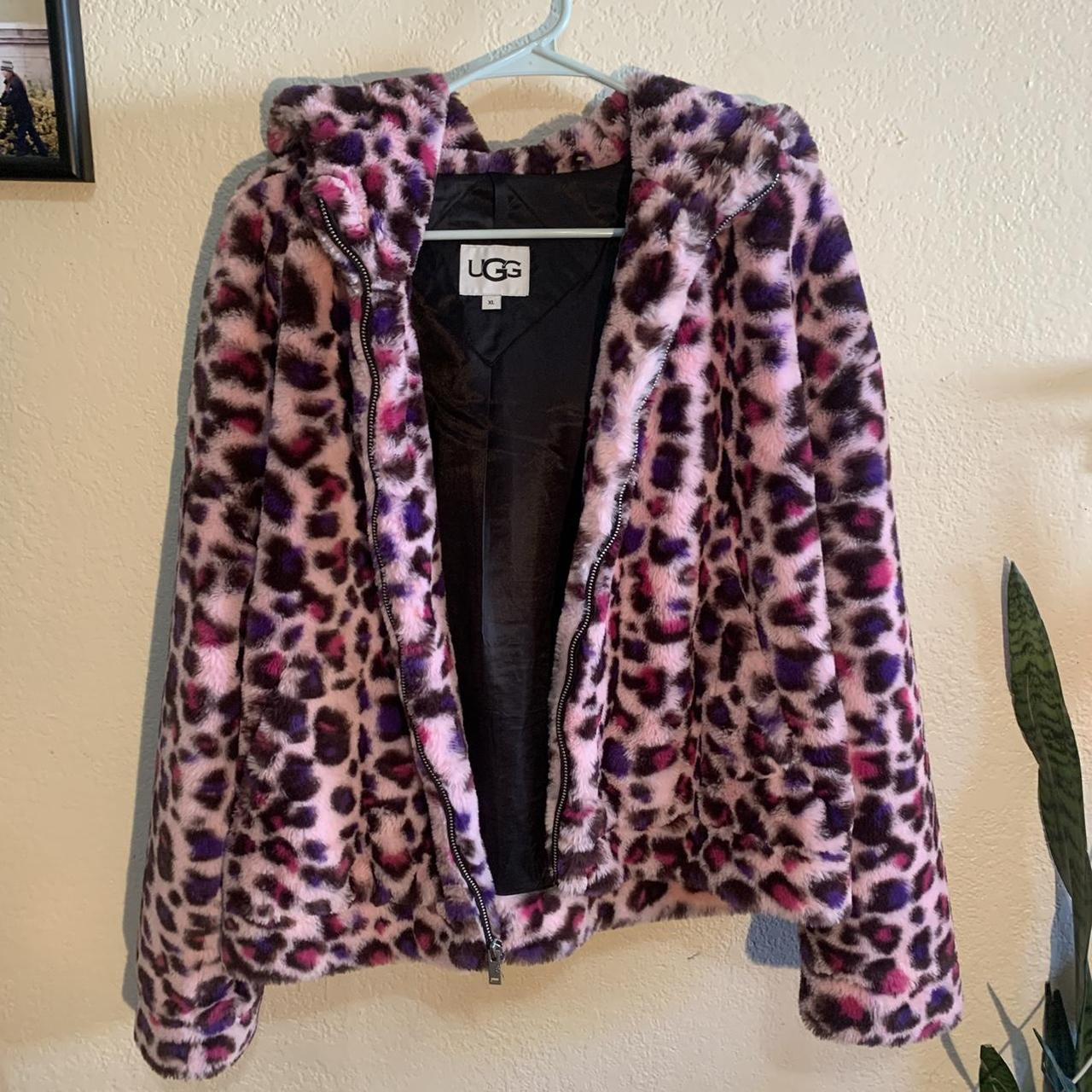 UGG Women's Purple and Pink Coat | Depop