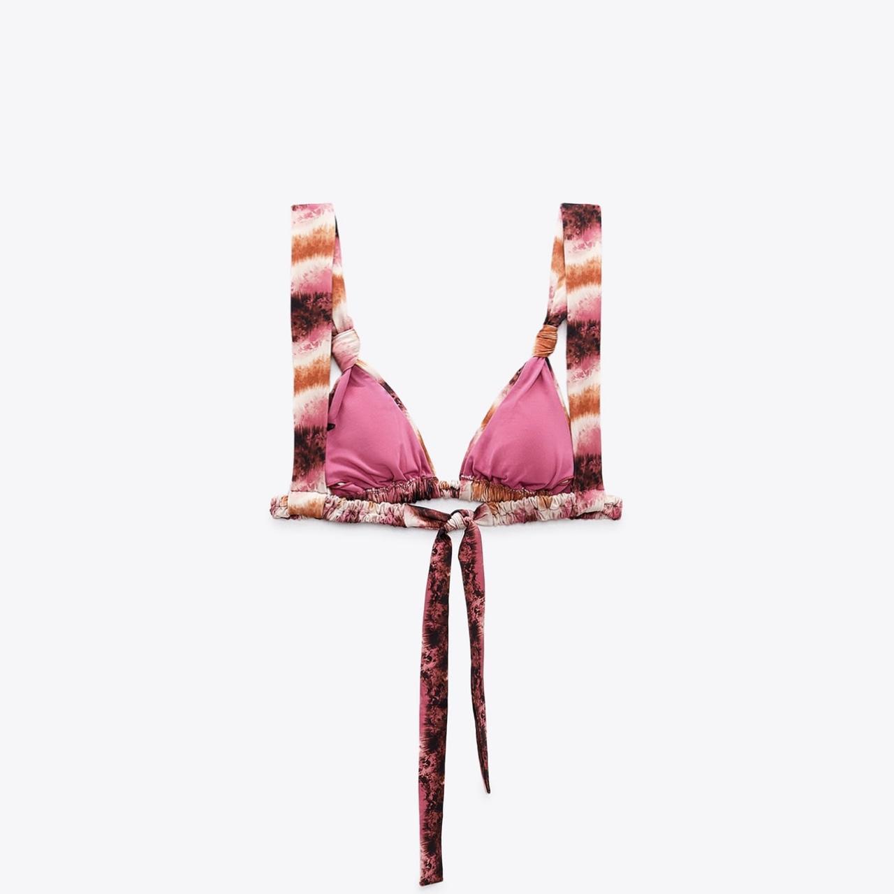 Zara bikini set Xs bottoms Medium top Depop