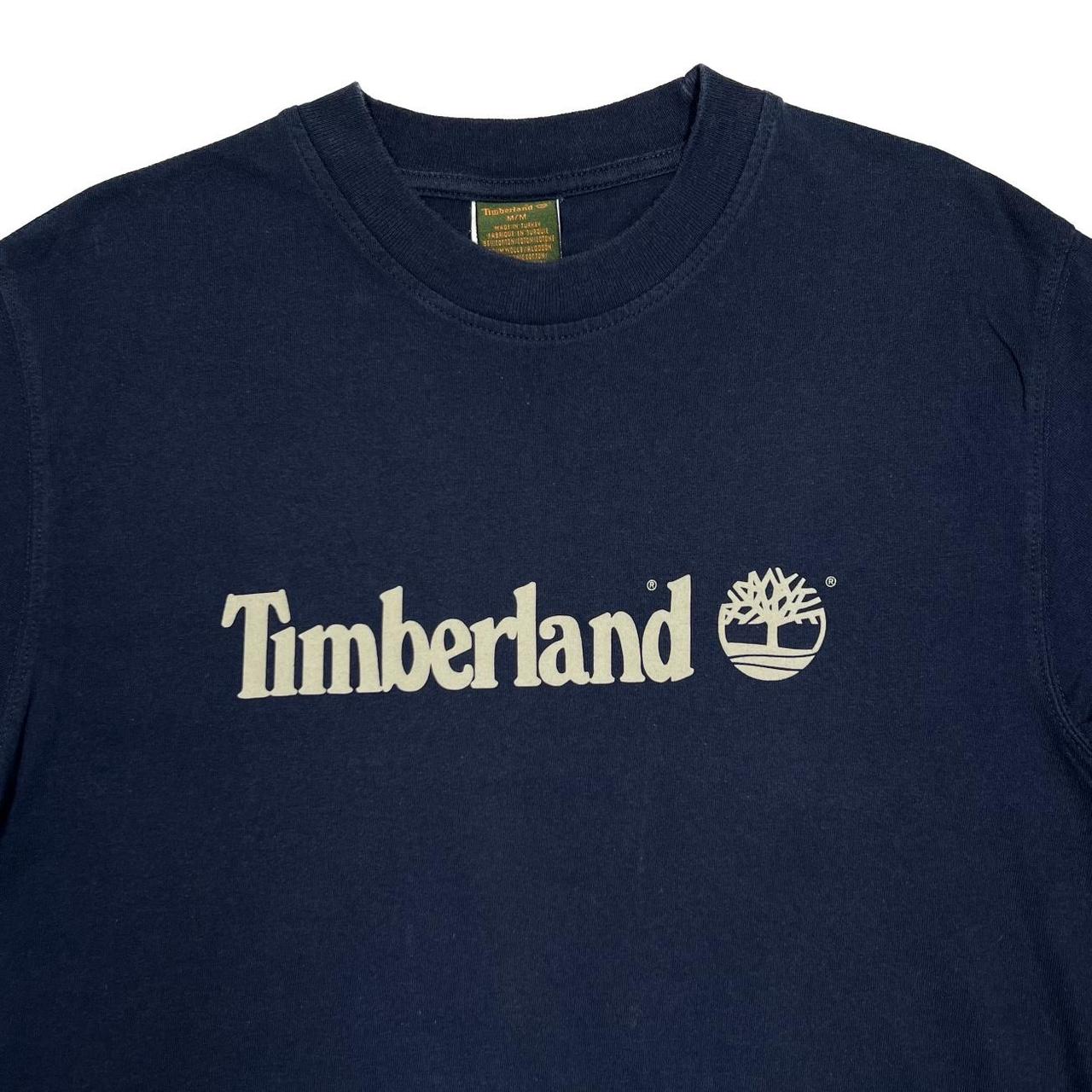 Timberland Men's Navy T-shirt | Depop