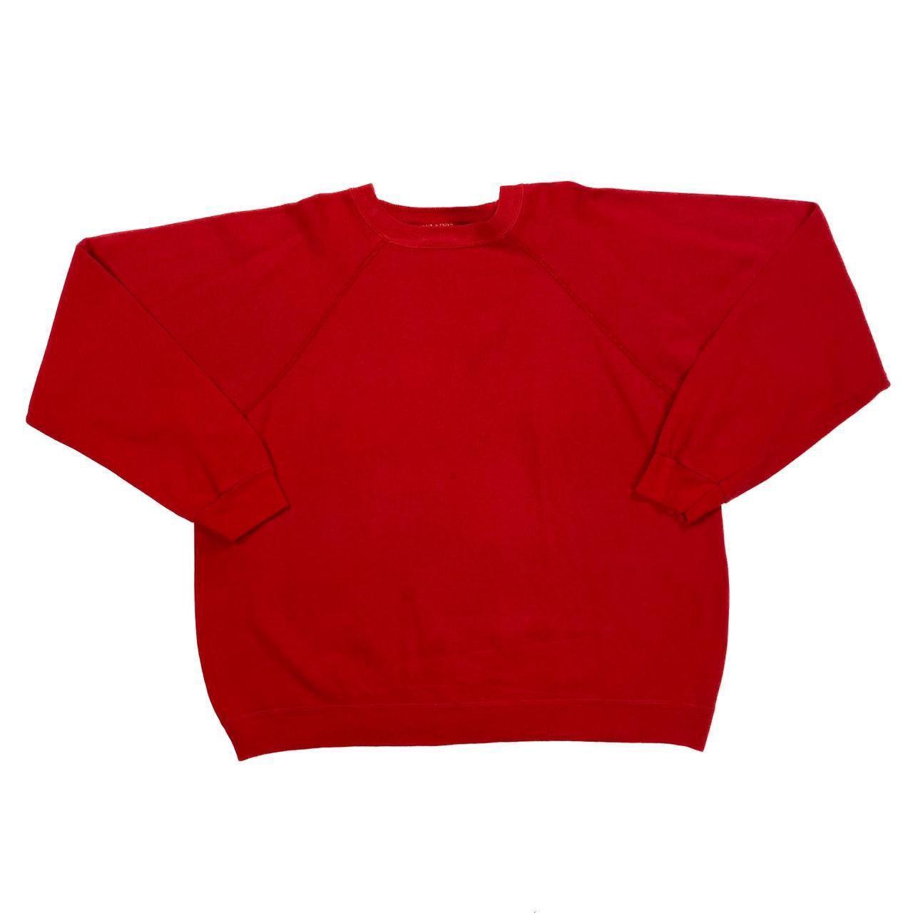 Hanes Men's Red Sweatshirt Depop