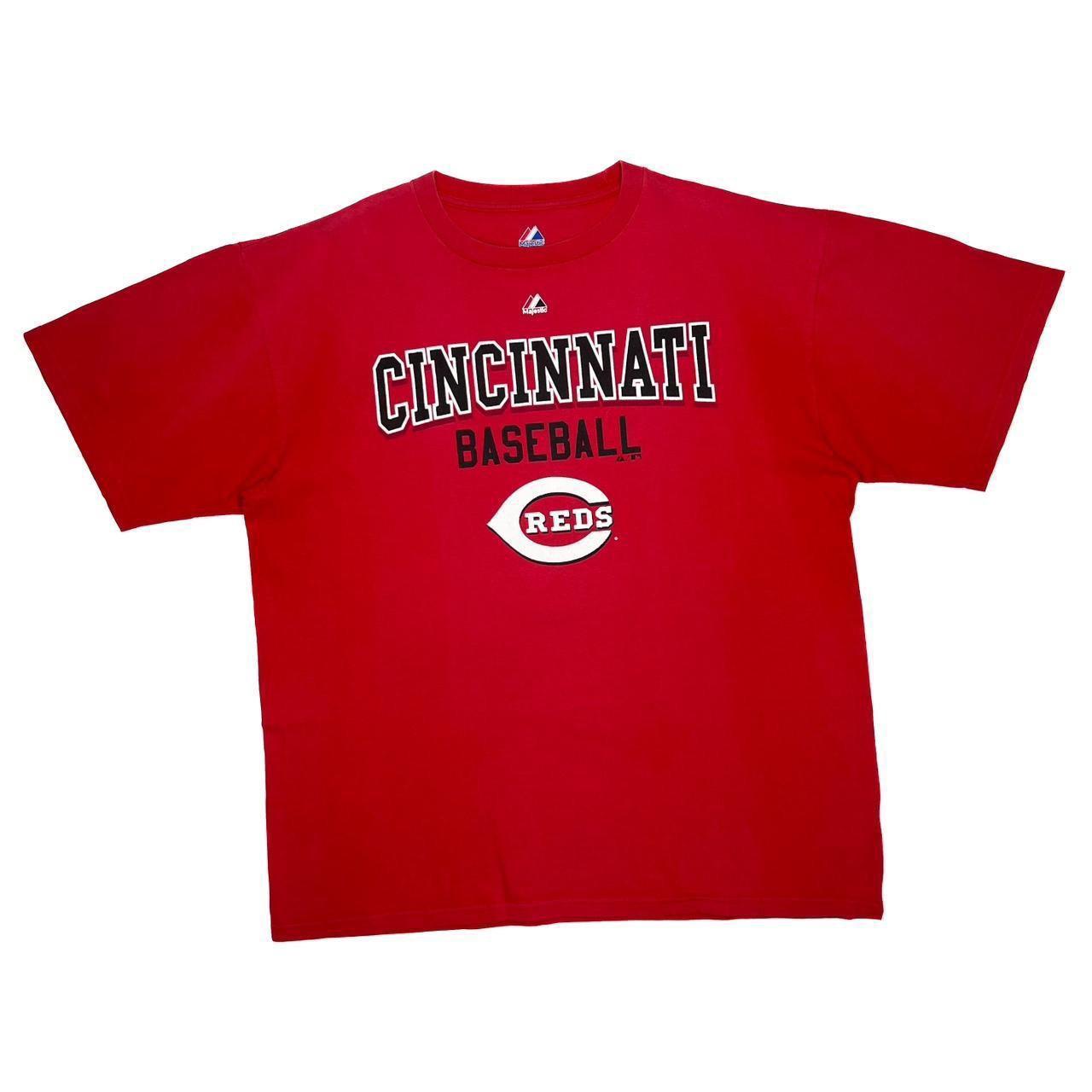 Vintage Majestic Cincinnati Reds Jersey Men's Size - Depop